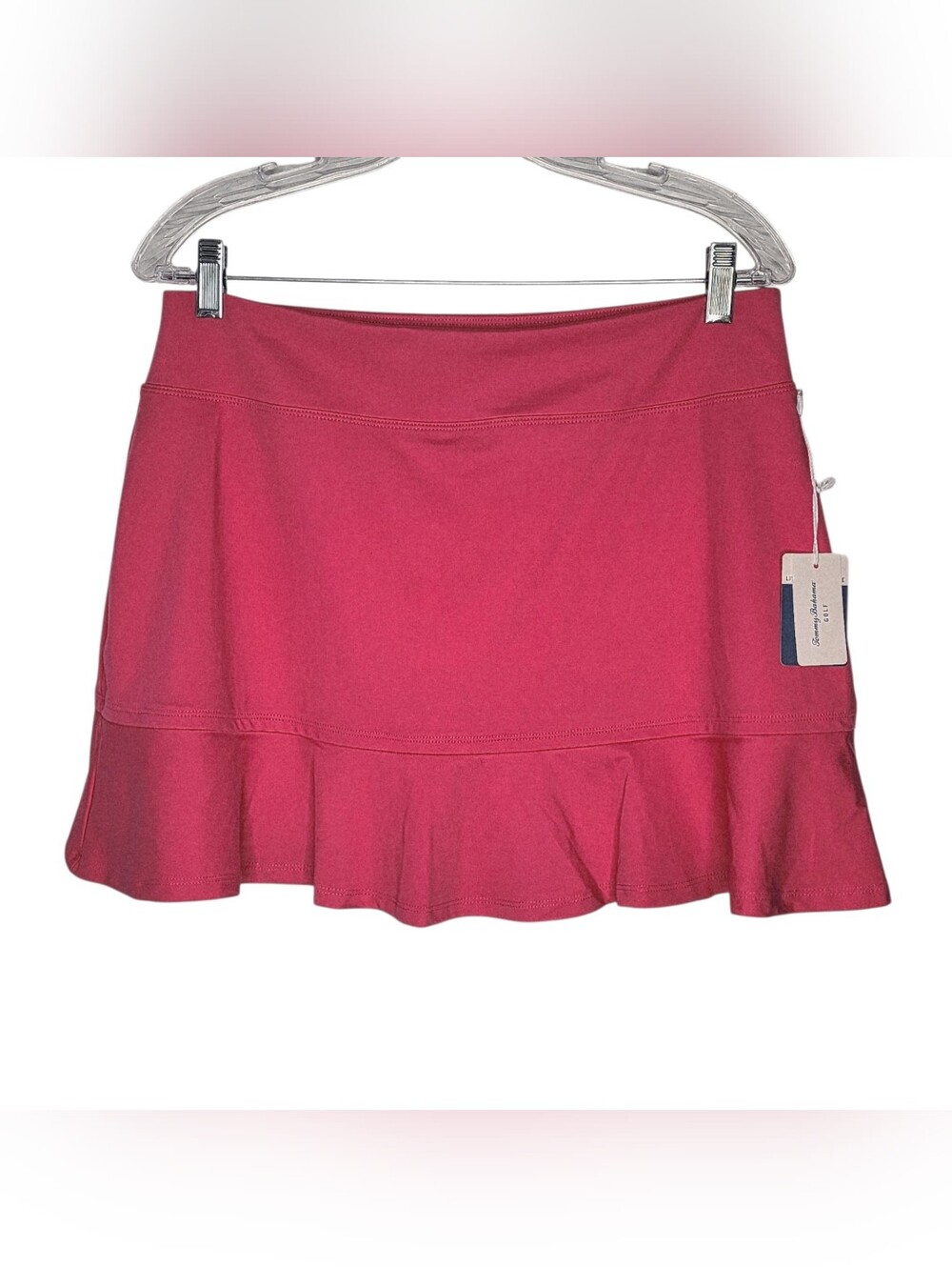 Tommy Bahama Golf Tennis Pickleball Skort Flounce Ruffle Hem Pink New With Tag L